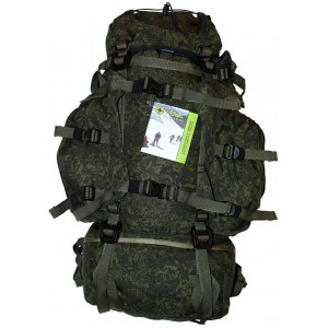 Backpack "Aligator" 80L (Digital Flora)