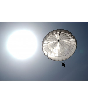 The first parachute jump in my life