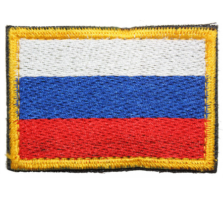"Flag of Russia" Velcro patch (silk)