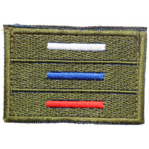 "Flag of Russia (VKBO)" Velcro patch (silk)