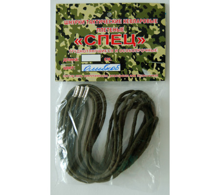 Kevlar shoelaces 200 cm. (olive)