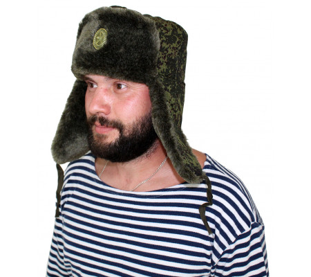 Winter hat "Ushanka" VKBO (Digital Flora)