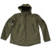Demiseason jacket VKBO with hood Olive (softshell, fleece)