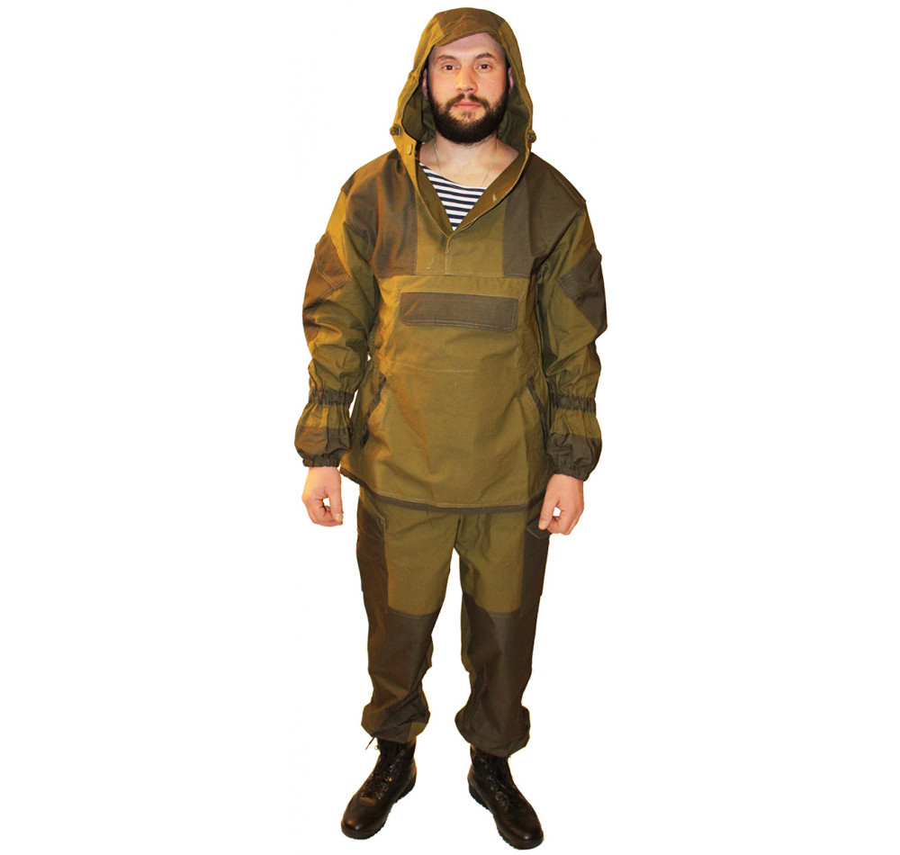 Gorka 4 BARS cotton camo suit hood mountain army wind water-repellent breathable 