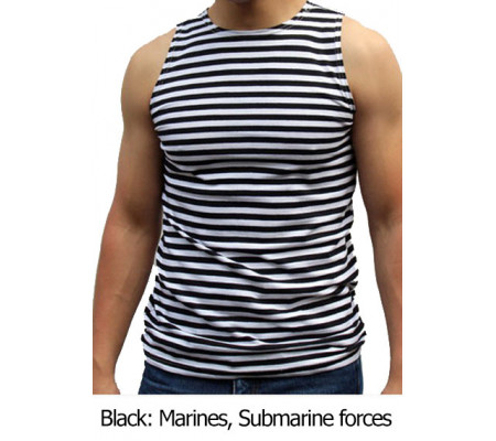 Sleeveless telniashka (Black - Marines, Submarine forces)